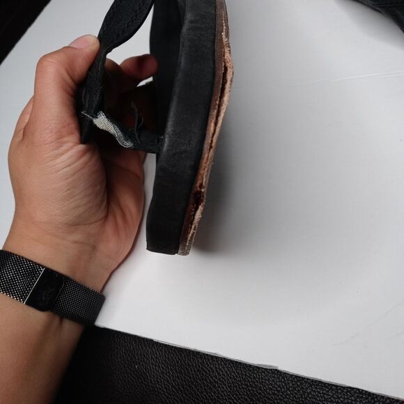 John Varvatos black sandals size 13 - Picture 4 of 9